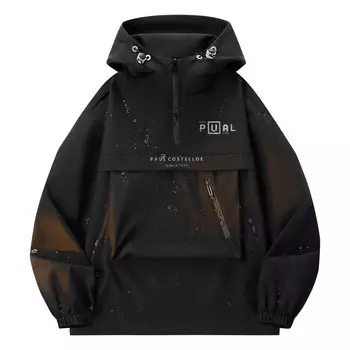 Ветровка Куртка Унисекс Paul Costelloe, коричневый