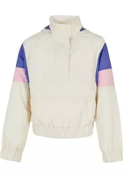 Ветровка LIGHT 3-TONE Urban Classics, молочный/синий/розовый
