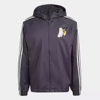 Ветровка мужская Adidas Real Madrid сезонная, чёрный