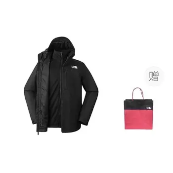 Ветровка мужская черный + подарочный пакет The North Face