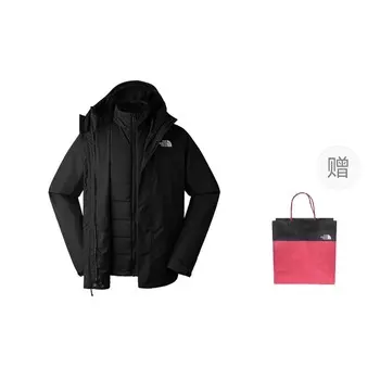 Ветровка мужская Черный Подарочный Пакет The North Face