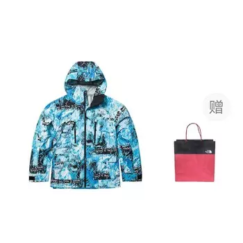 Ветровка мужская куртка синий + подарочный пакет The North Face