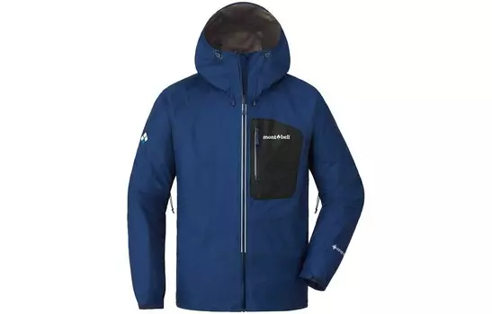 Ветровка мужская Montbell, черный/синий