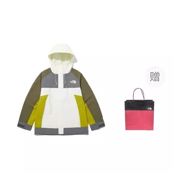Ветровка мужская оливково-зеленый + подарочный пакет The North Face