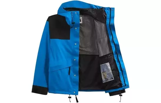 Ветровка мужская серии 1986 года, синий с черными надписями The North Face