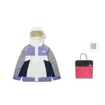 Ветровка Мужская Светло-Фиолетовый + Подарочный Пакет The North Face
