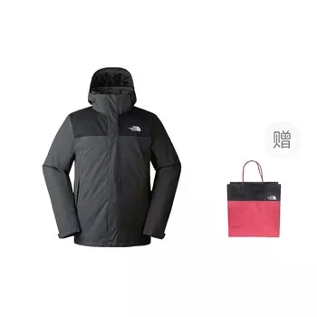 Ветровка мужская темно-серый + подарочный пакет The North Face