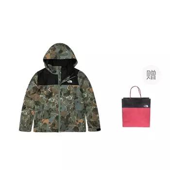 Ветровка мужская зеленый + подарочный пакет The North Face