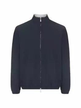 Ветровка на молнии Eleventy, тёмно-синий