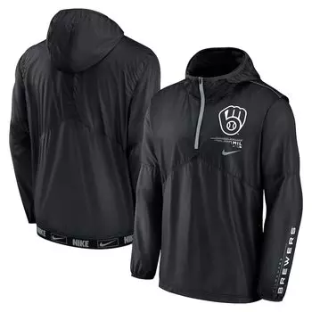Ветровка Nike Milwaukee Brewers, черный