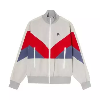 Ветровка Palm Angels V с цветными блоками, цвет Серый/Черный