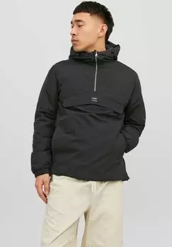 Ветровка ПОЛОВИНА-МОЛНИЯ Jack & Jones, черный