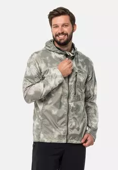 Ветровка PRELIGHT M Jack Wolfskin, цвет gecko green