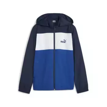 Ветровка PUMA "ESS+ CB WINDBREAKER B", с капюшоном, цвет Club Navy