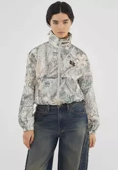 Ветровка REALTREE-PRINT Guess, бежевый