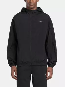 Ветровка Reebok RUNNING WOVEN WIND JKT, черный