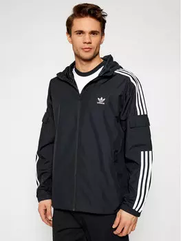 Ветровка regular fit Adidas, черный