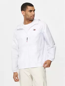 Ветровка regular fit Tommy Jeans, белый