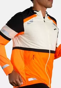 Ветровка RUN VISIBLE 2.0 Brooks, кремовый