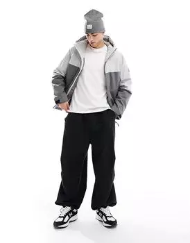 Ветровка с цветными блоками серого цвета Jack & Jones