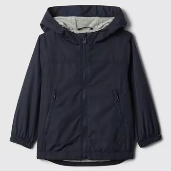 Ветровка с капюшоном Gap, синий