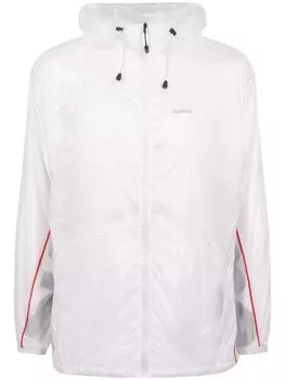 Ветровка с капюшоном Supreme, белый