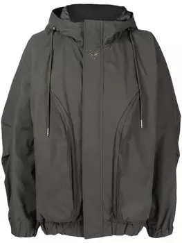 Ветровка с капюшоном ZZERO BY SONGZIO, серый