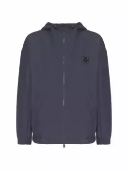 Ветровка с логотипом Dolce&Gabbana, тёмно-синий