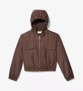Ветровка с логотипом Michael Kors Kids Logo, коричневый