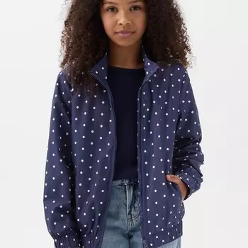 Ветровка с принтом Gap, синий