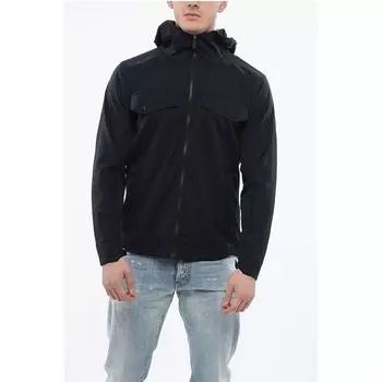 Ветровка с сетчатыми карманами спереди Woolrich, Blue