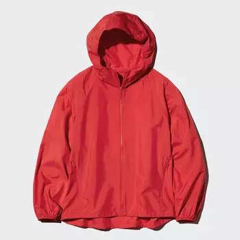 Ветровка с защитой от ультрафиолета Uniqlo женская, 15 красный