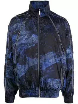 Ветровка с жаккардовым логотипом OFF-WHITE, мультиколор