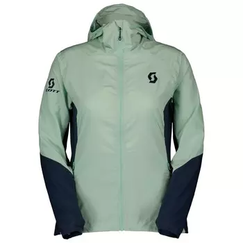 Ветровка Scott Women's Explorair Light WB, цвет Fresh Green/Metal Blue