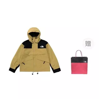 Ветровка серии 1986 года унисекс цвета хаки + подарочный пакет The North Face