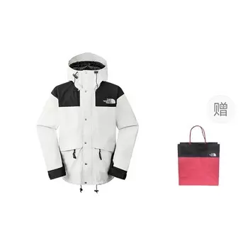 Ветровка серии 1986 года унисекс Dune White + подарочный пакет The North Face