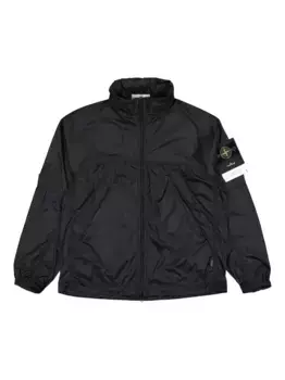 Ветровка со скрытым капюшоном и застежкой-молнией Stone Island, серый