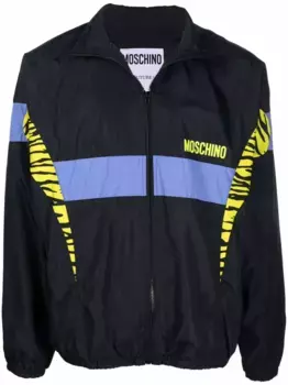 Ветровка со вставками Moschino, черный