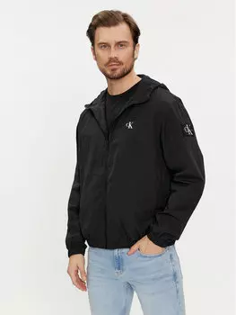 Ветровка стандартного кроя Calvin Klein, черный