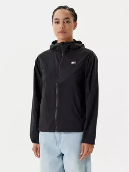 Ветровка стандартного кроя DW0DW21188 Tommy Jeans, черный