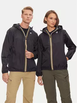 Ветровка стандартного кроя K-Way, черный