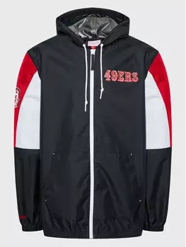 Ветровка стандартного кроя Mitchell & Ness, черный