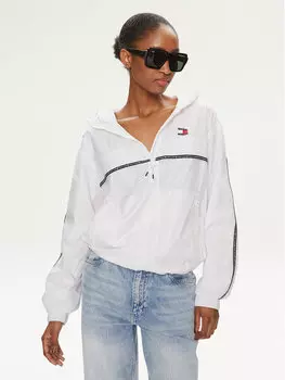 Ветровка стандартного кроя Tommy Jeans, белый