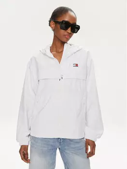 Ветровка стандартного кроя Tommy Jeans, белый