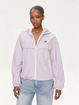 Ветровка стандартного кроя Tommy Jeans, фиолетовый