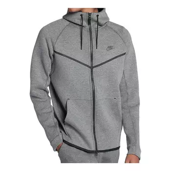 Ветровка Tech Fleece Windrunner Hoodie Nike, серый