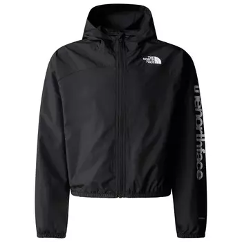 Ветровка The North Face Girl's Never Stop Hooded Windwall, цвет TNF Black