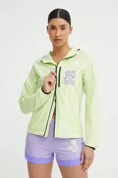 Ветровка The North Face, зеленый