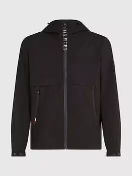 Ветровка Tommy Hilfiger Th Protect Hooded Sailing, черный