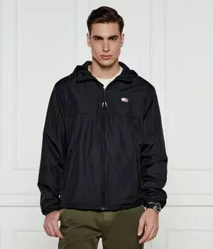 Ветровка Tommy Jeans Regular Fit, черный